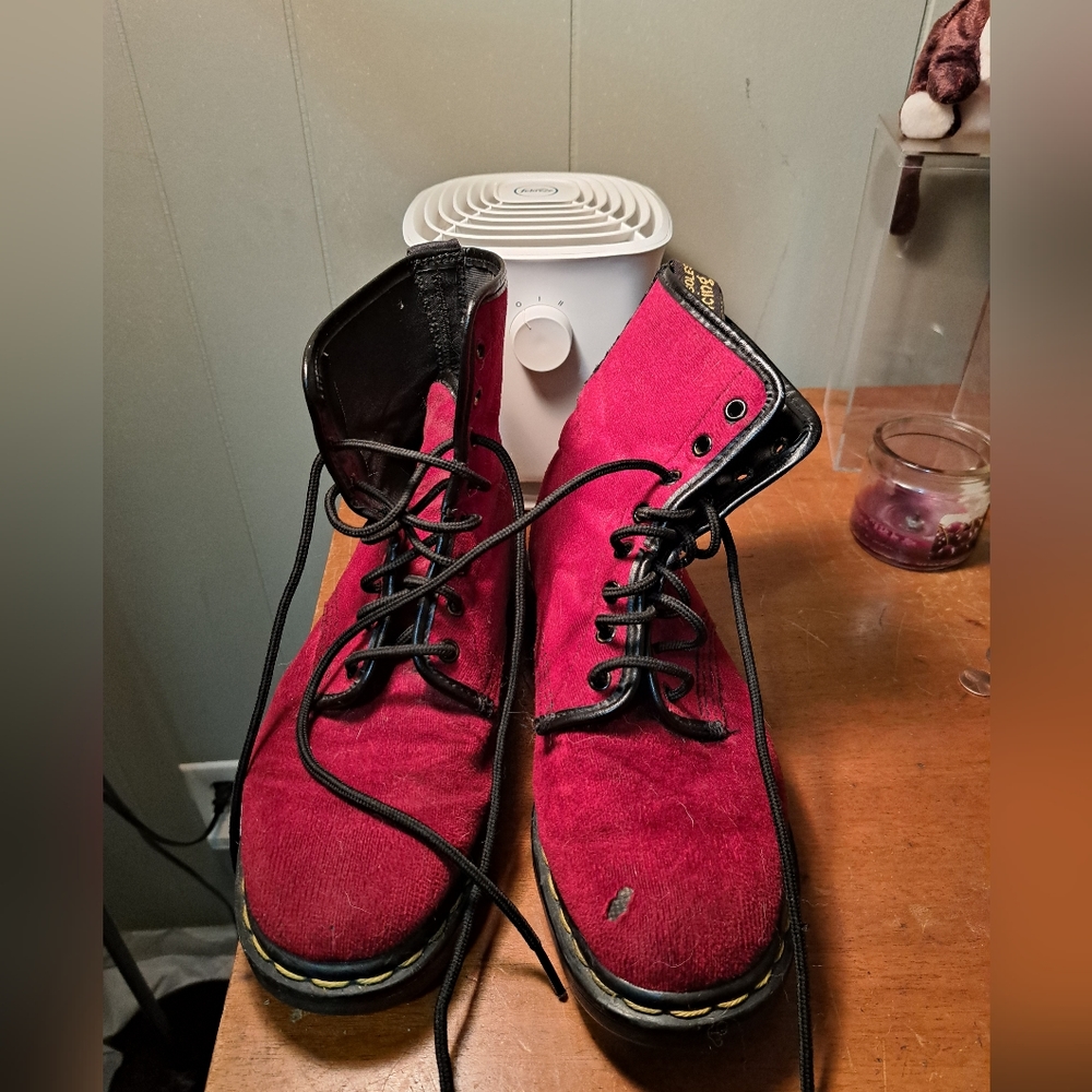 Vintage Velvet Doc Martens